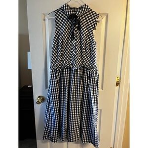 shirt dress in gingham